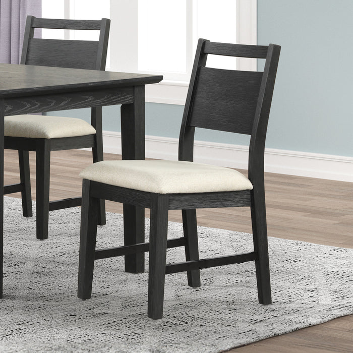SABLE CREST DINING CHAIR (2 PER CARTON) -BLACK