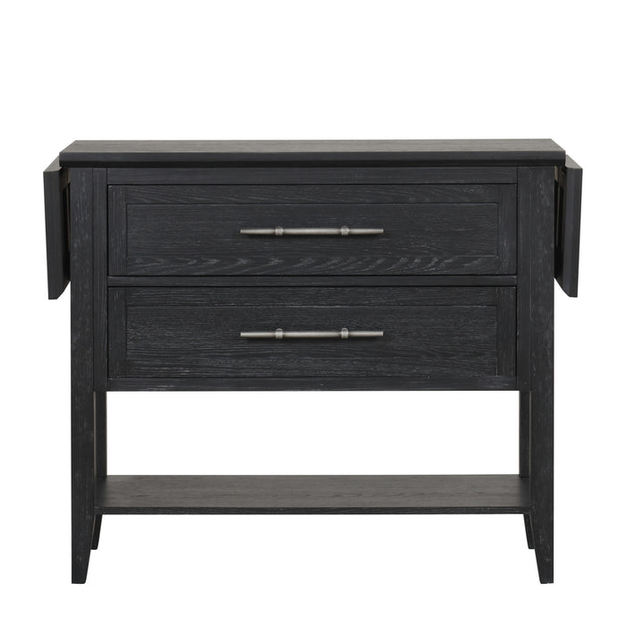SABLE CREST DROP LEAF SERVER-BLACK