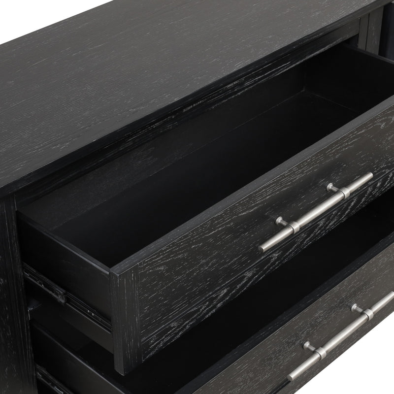 SABLE CREST DROP LEAF SERVER-BLACK