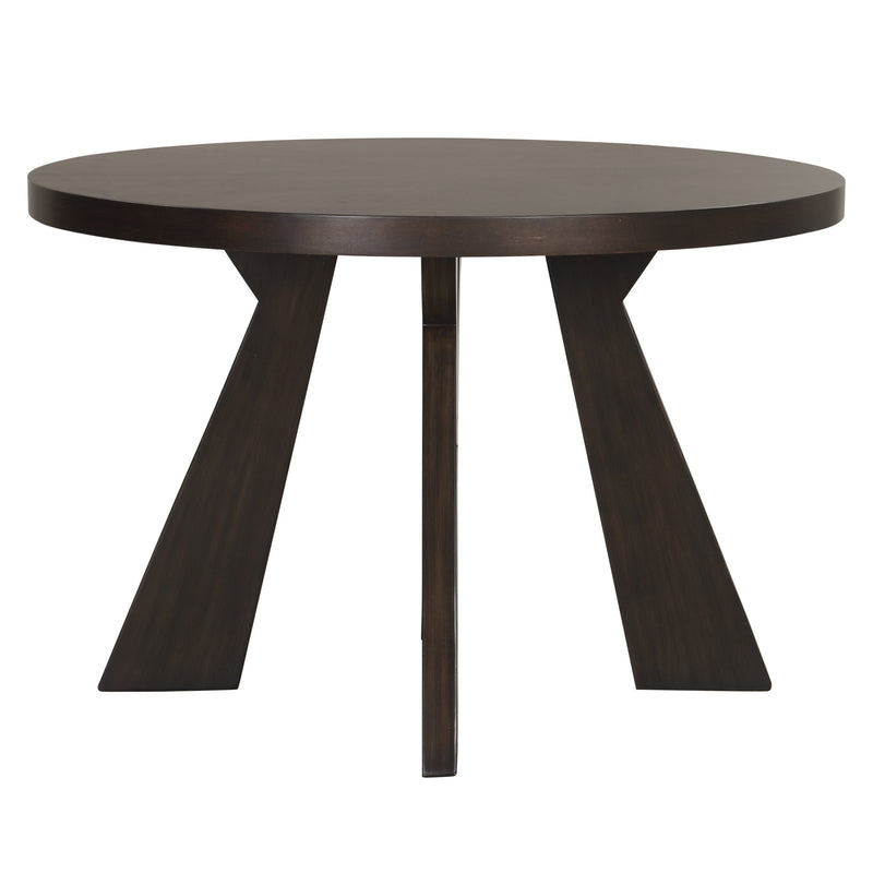 CHESTNUT RIDGE 47" ROUND TABLE-BROWN