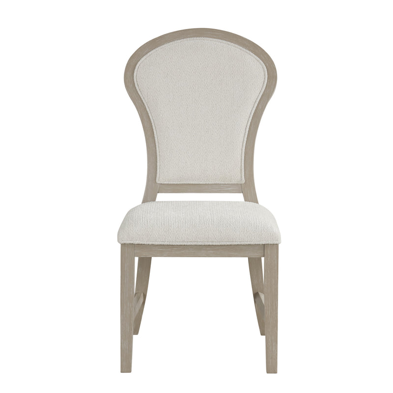 GWENDOLYN DINING SIDE CHAIR (2 PER CARTON)-CERUSED TAUPE