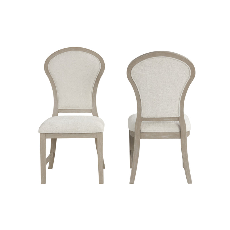 GWENDOLYN DINING SIDE CHAIR (2 PER CARTON)-CERUSED TAUPE