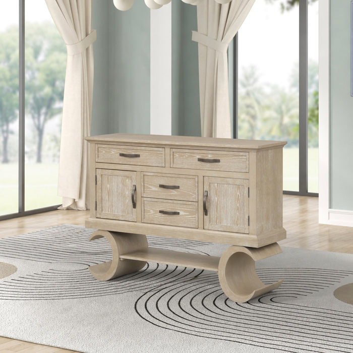 GWENDOLYN SERVER-CERUSED TAUPE