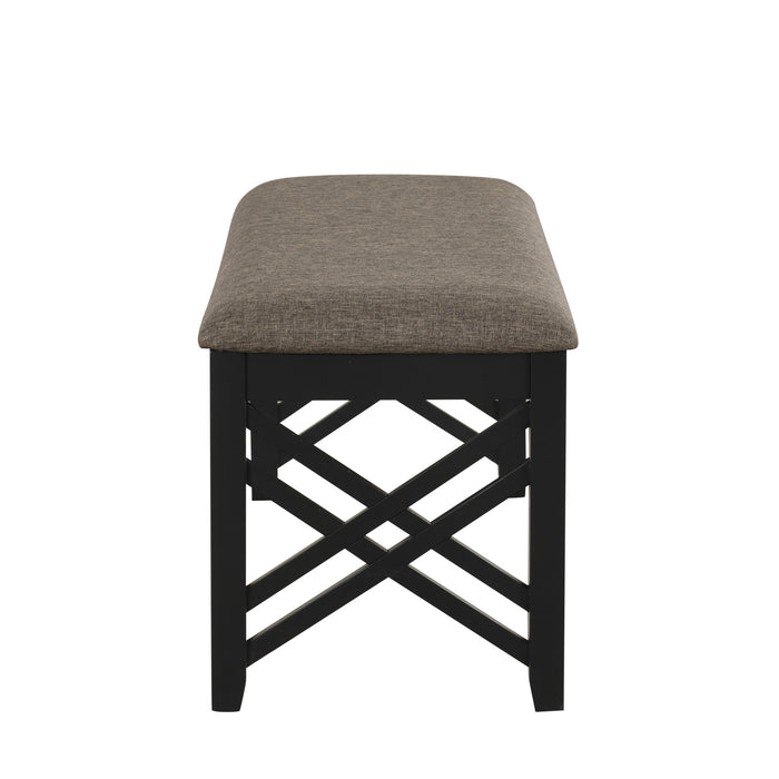 POTOMAC DINING BENCH-BROWN/BLACK