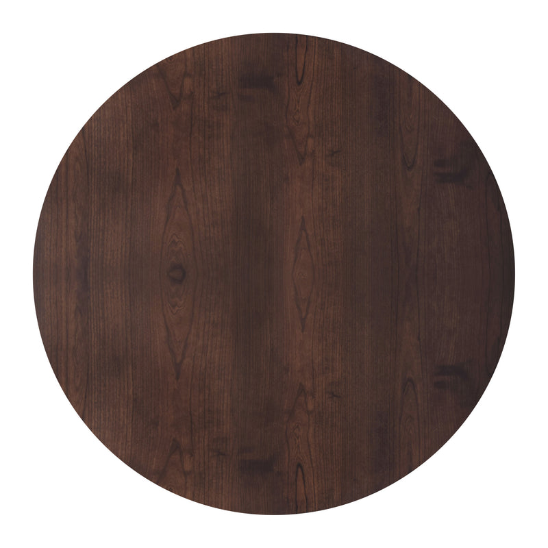 TIOGA 47" ROUND TABLE-BROWN CHERRY