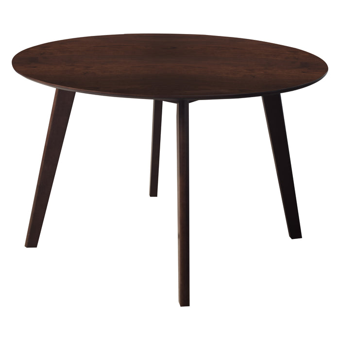 TIOGA 47" ROUND TABLE-BROWN CHERRY