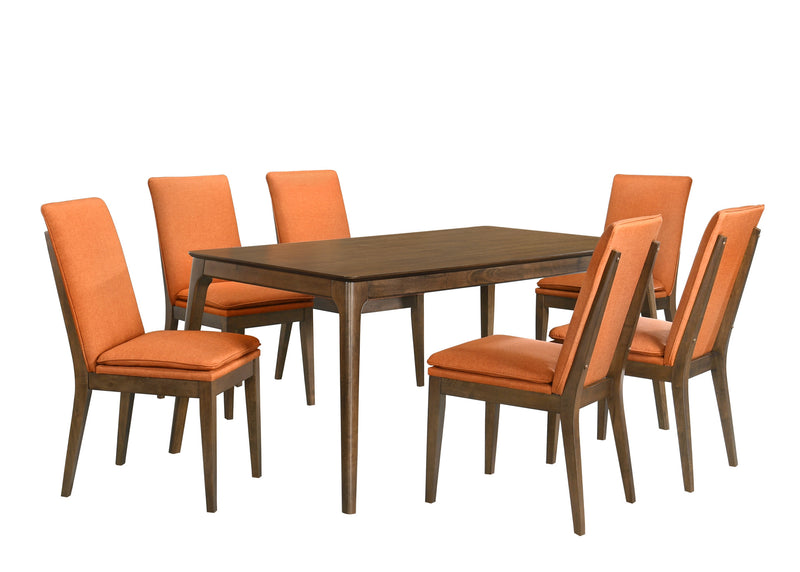 MAGGIE RECTANGE  DINING TABLE-WALNUT