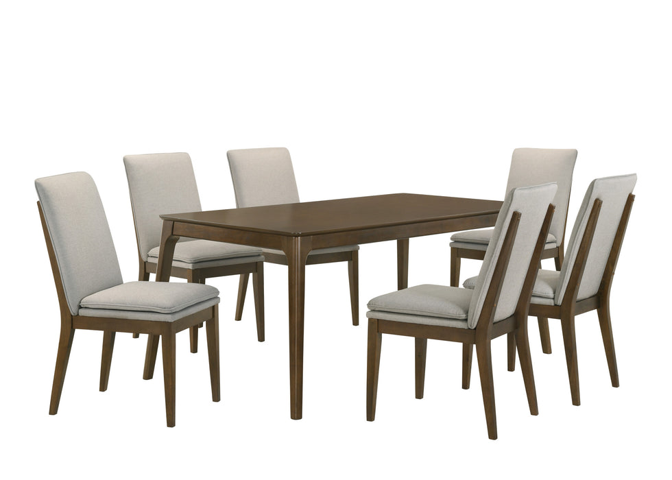 MAGGIE RECTANGE  DINING TABLE-WALNUT