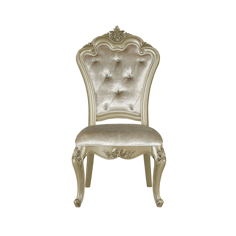 MONIQUE SIDE CHAIR (2/CTN)-CHAMPAGNE