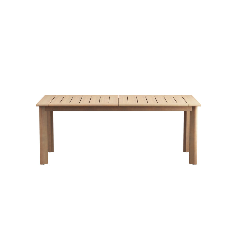 WESLEY PATIO DINING TABLE W/SELF STORING LEAF
