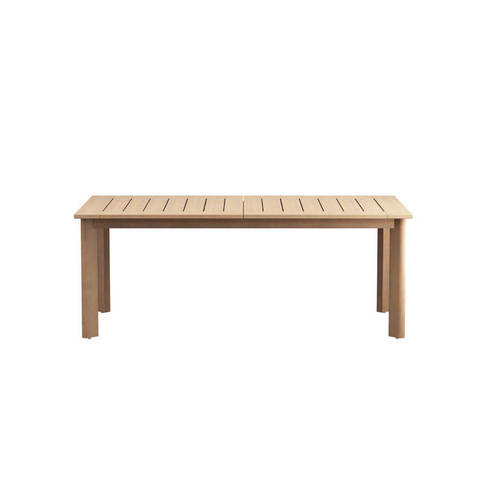 WESLEY PATIO DINING TABLE W/SELF STORING LEAF