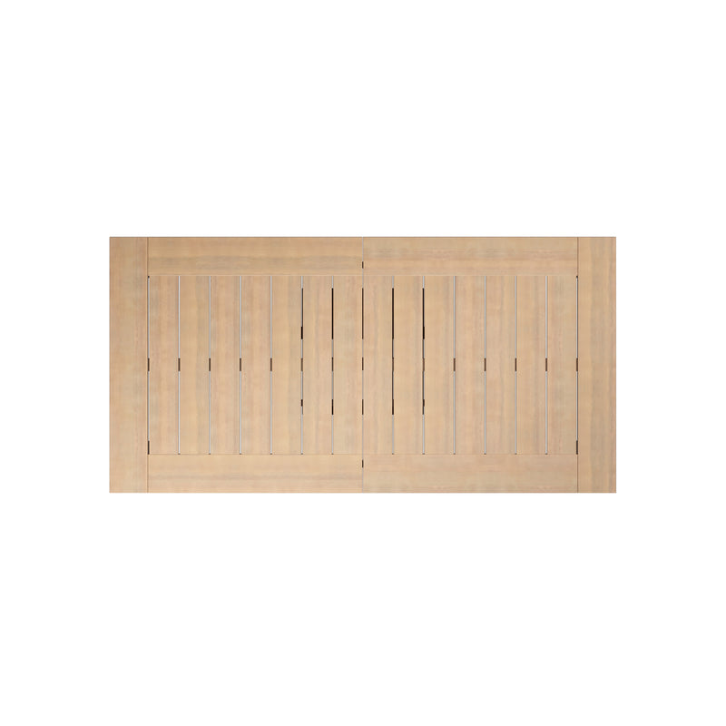 WESLEY PATIO DINING TABLE W/SELF STORING LEAF