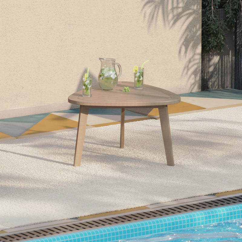 RADIUS PATIO END TABLE