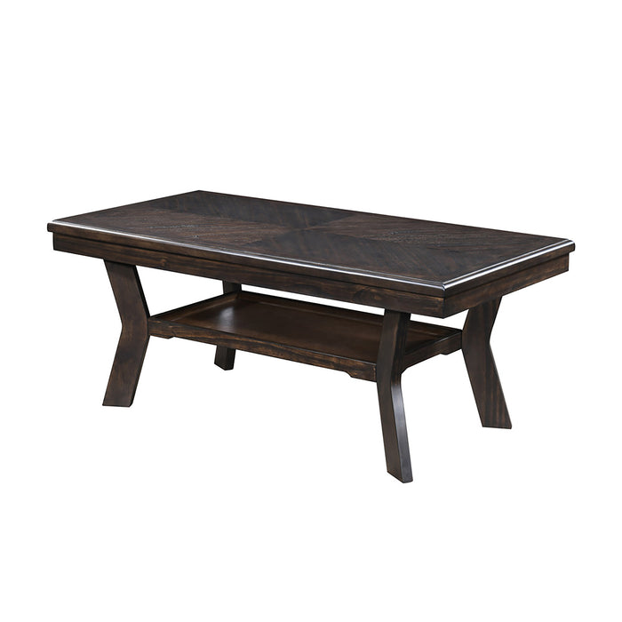 GIA 3 PIECE OCCASIONAL SET- 1 COFFEE & 2 END TABLES-BROWN