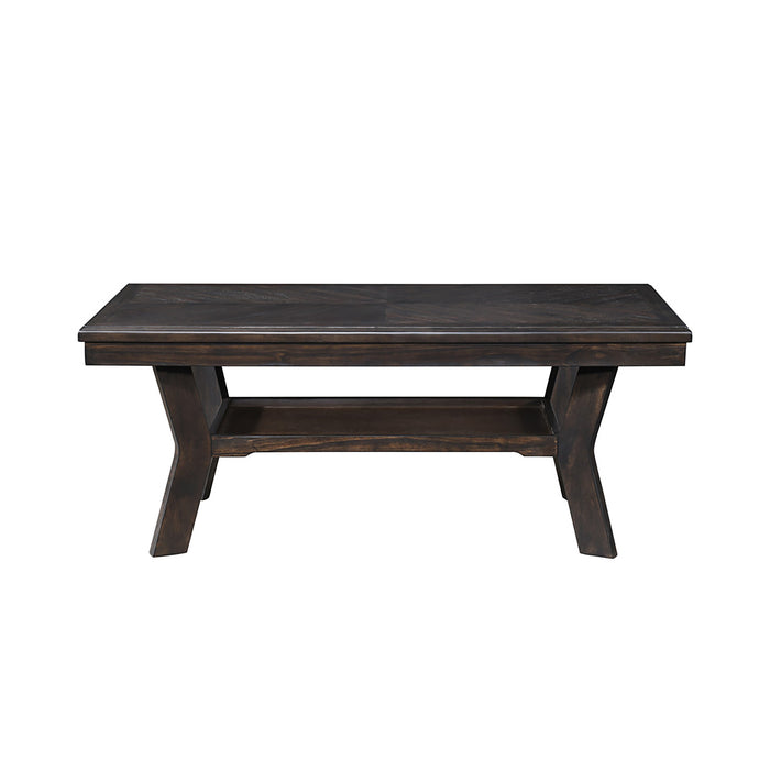 GIA 3 PIECE OCCASIONAL SET- 1 COFFEE & 2 END TABLES-BROWN