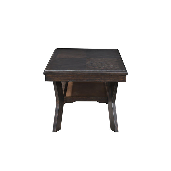 GIA 3 PIECE OCCASIONAL SET- 1 COFFEE & 2 END TABLES-BROWN