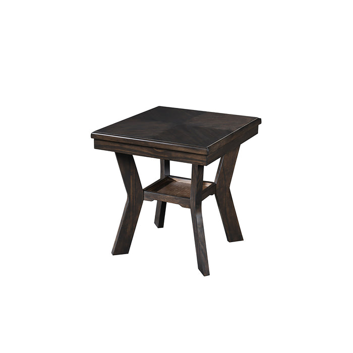 GIA 3 PIECE OCCASIONAL SET- 1 COFFEE & 2 END TABLES-BROWN