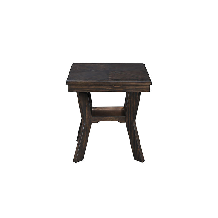 GIA 3 PIECE OCCASIONAL SET- 1 COFFEE & 2 END TABLES-BROWN