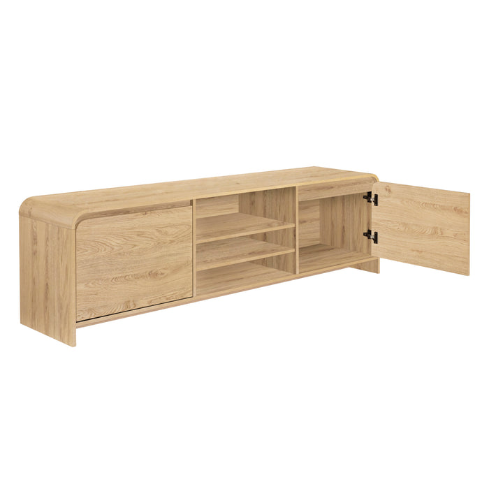 MARA 70" TV CONSOLE-NATURAL