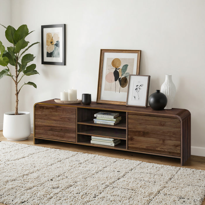 MARA 70" TV CONSOLE-WALNUT