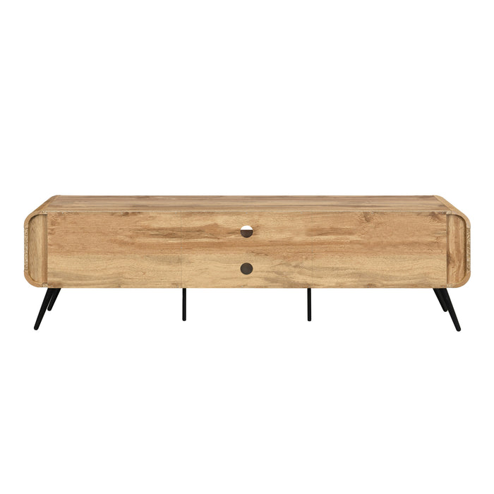 ROWAN 71" LOW PROFILE TV CONSOLE-NATURAL