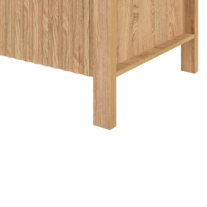 THAYER 47" TWO DRAWER COFFEE TABLE-NATURAL