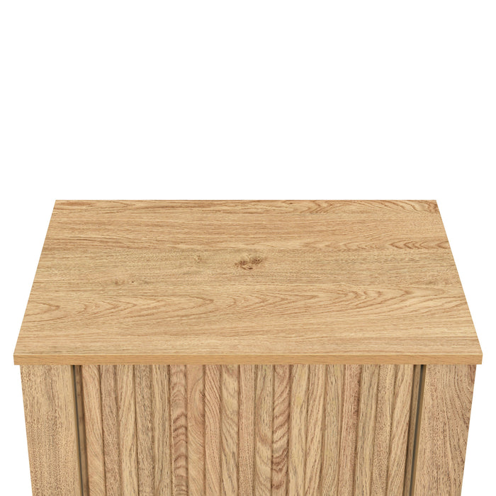 THAYER ONE DRAWER END TABLE/BEDSIDE TABLE-NATURAL