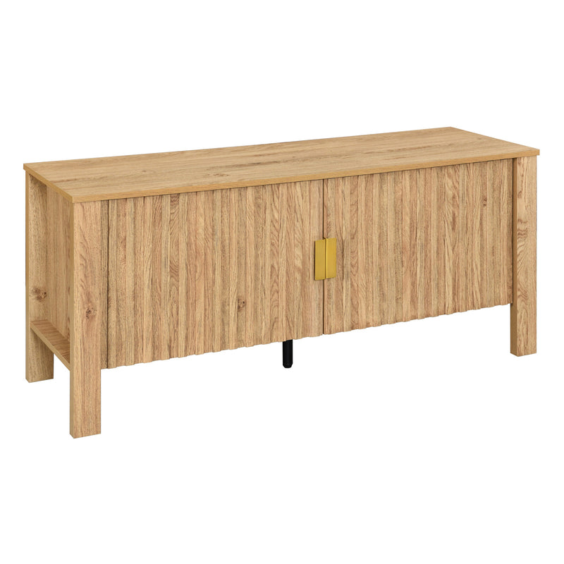 THAYER 47" TWO DOOR  TV CONSOLE- NATURAL