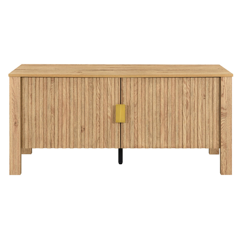 THAYER 47" TWO DOOR  TV CONSOLE- NATURAL