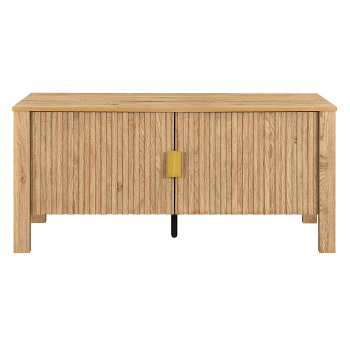 THAYER 47" TWO DOOR  TV CONSOLE- NATURAL