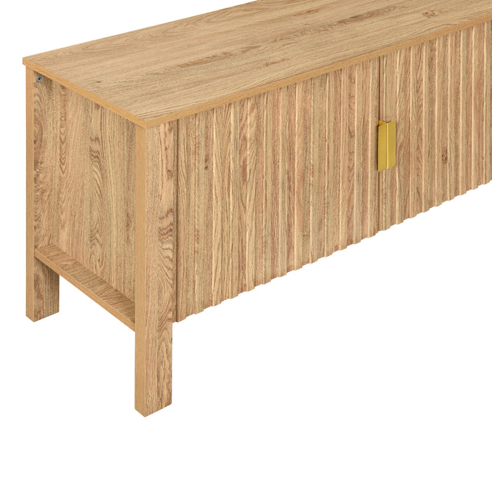 THAYER 47" TWO DOOR  TV CONSOLE- NATURAL