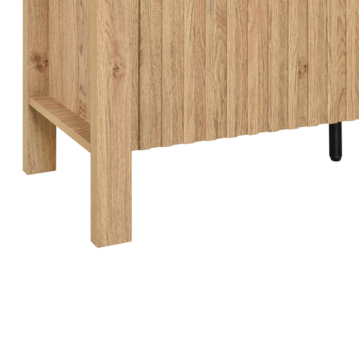 THAYER 47" TWO DOOR  TV CONSOLE- NATURAL