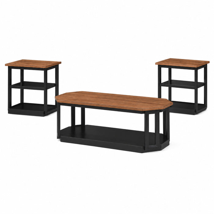 DECKER 3 PIECE OCCASIONAL SET- 1 COFFEE & 2 END TABLES - TWO