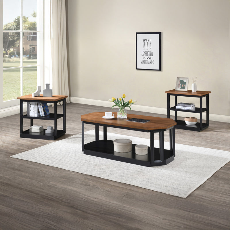 DECKER 3 PIECE OCCASIONAL SET- 1 COFFEE & 2 END TABLES - TWO