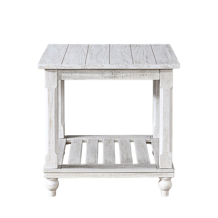 CADE 3 PIECE OCCASIONAL SET- 1 COFFEE & 2 END TABLES - WHITE