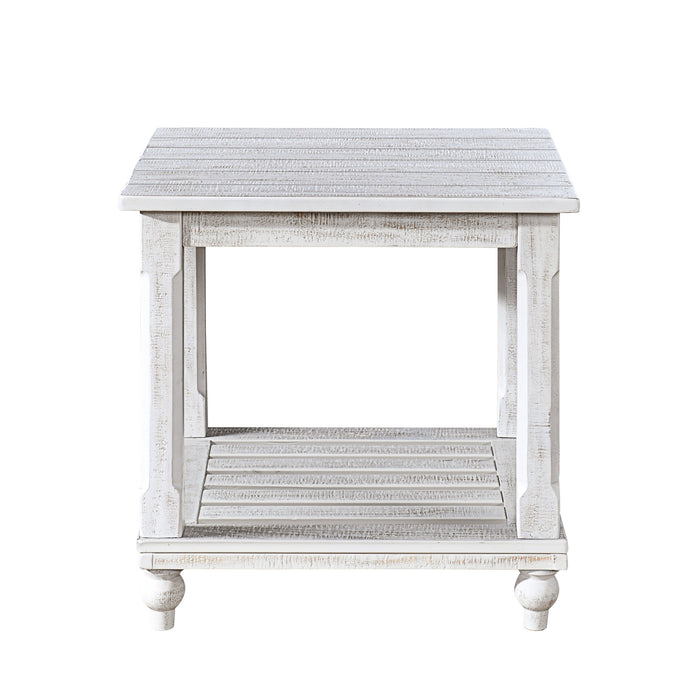 CADE 3 PIECE OCCASIONAL SET- 1 COFFEE & 2 END TABLES - WHITE
