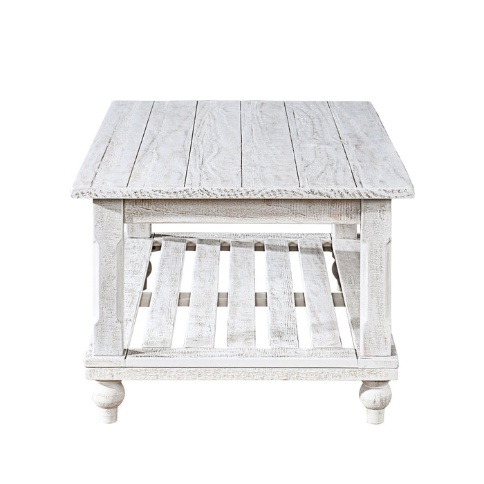 CADE 3 PIECE OCCASIONAL SET- 1 COFFEE & 2 END TABLES - WHITE