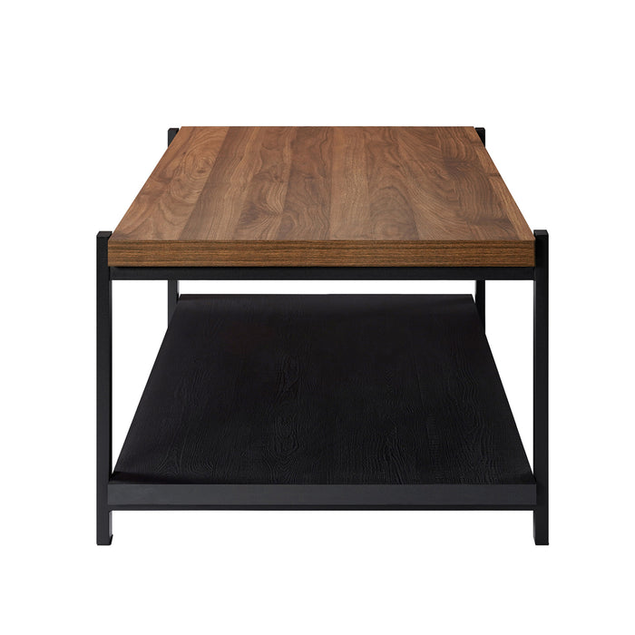 LINEA 3 PC OCCASIONAL SET- 1 COFFEE & 2 END TABLES-BROWN