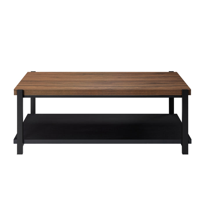 LINEA 3 PC OCCASIONAL SET- 1 COFFEE & 2 END TABLES-BROWN