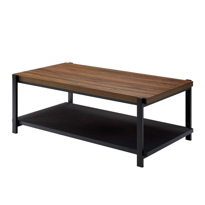LINEA 3 PC OCCASIONAL SET- 1 COFFEE & 2 END TABLES-BROWN
