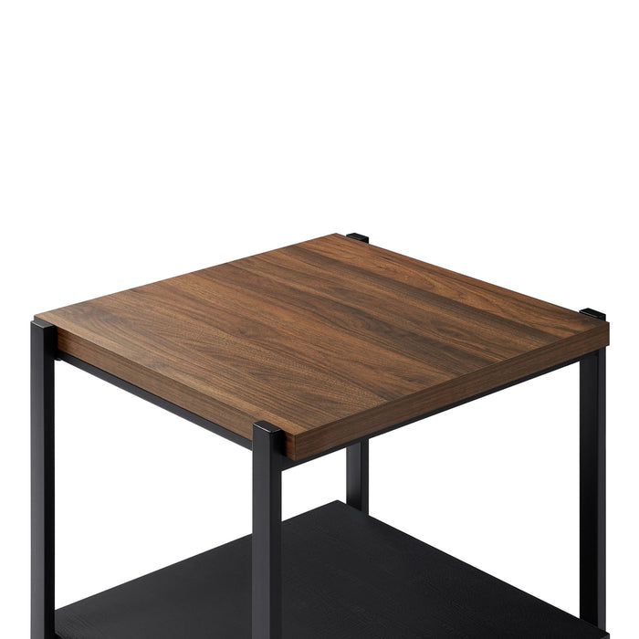 LINEA 3 PC OCCASIONAL SET- 1 COFFEE & 2 END TABLES-BROWN