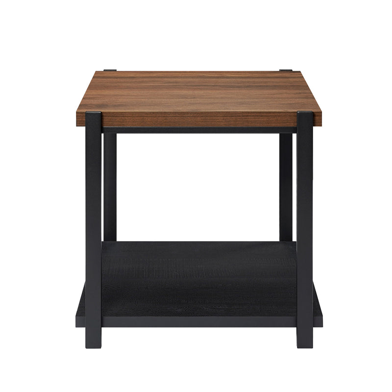 LINEA 3 PC OCCASIONAL SET- 1 COFFEE & 2 END TABLES-BROWN