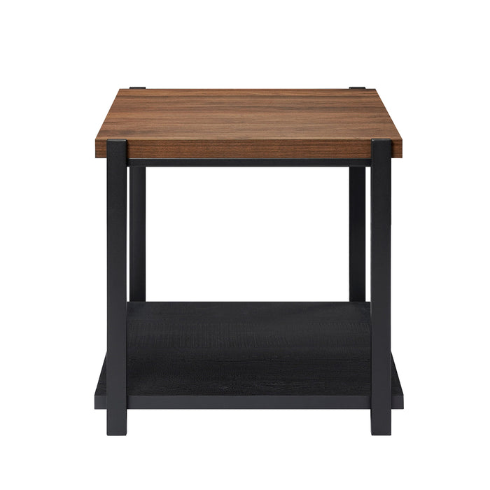 LINEA 3 PC OCCASIONAL SET- 1 COFFEE & 2 END TABLES-BROWN