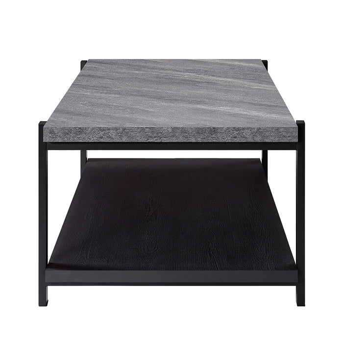 LINEA  3 PC OCCASIONAL SET- 1 COFFEE & 2 END TABLES-DK GRAY F