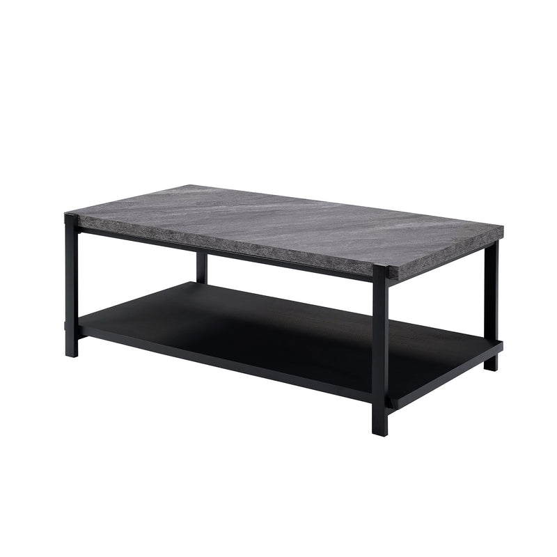 LINEA  3 PC OCCASIONAL SET- 1 COFFEE & 2 END TABLES-DK GRAY F