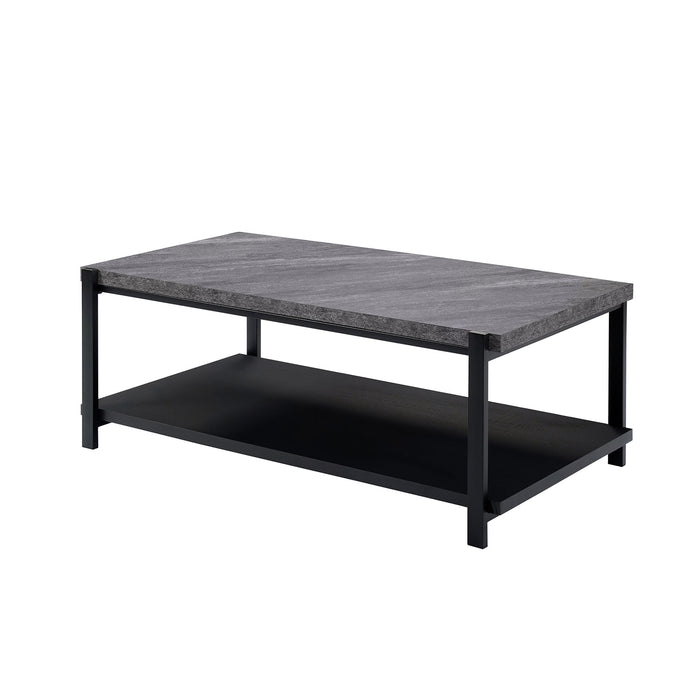 LINEA  3 PC OCCASIONAL SET- 1 COFFEE & 2 END TABLES-DK GRAY F