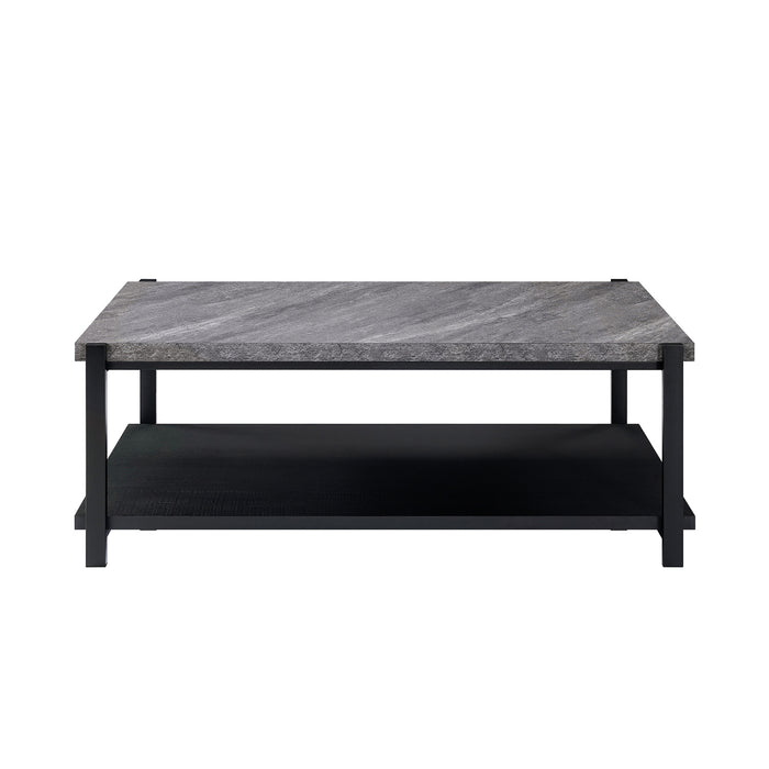 LINEA  3 PC OCCASIONAL SET- 1 COFFEE & 2 END TABLES-DK GRAY F