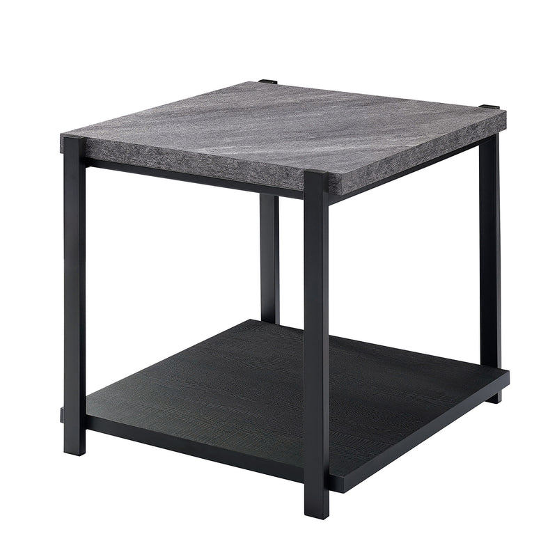 LINEA  3 PC OCCASIONAL SET- 1 COFFEE & 2 END TABLES-DK GRAY F