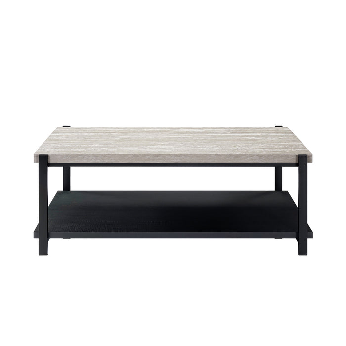 LINEA  3 PC OCCASIONAL SET- 1 COFFEE & 2 END TABLES-LT GRAY F