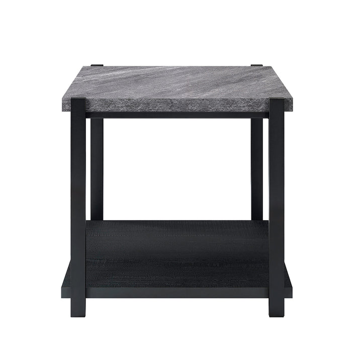 LINEA  3 PC OCCASIONAL SET- 1 COFFEE & 2 END TABLES-DK GRAY F